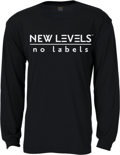 NEW LEVELS|No Labels Mens T-Shirt - Long Sleeve
